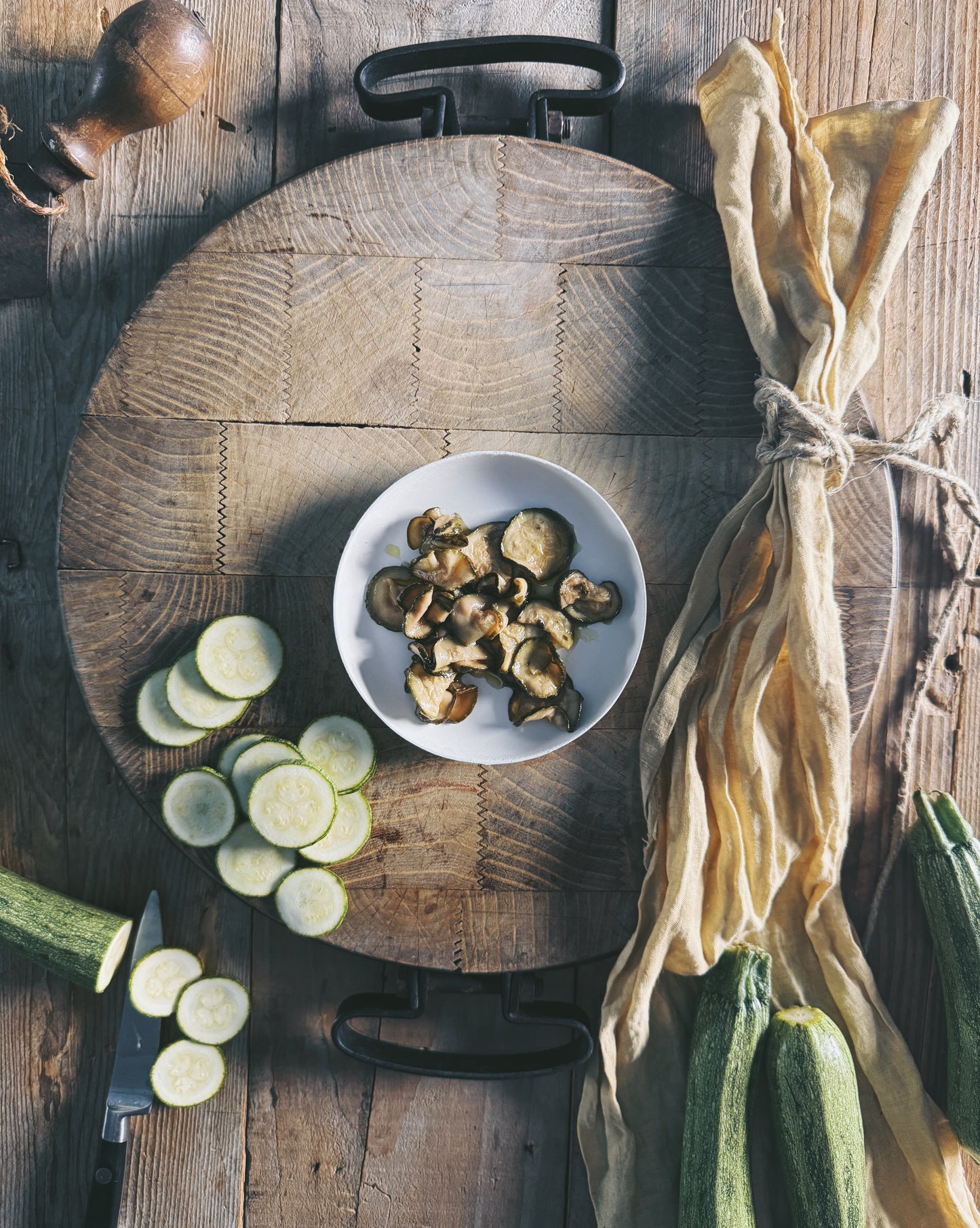 ZUCCHINE a rondelle in olio extravergine di oliva