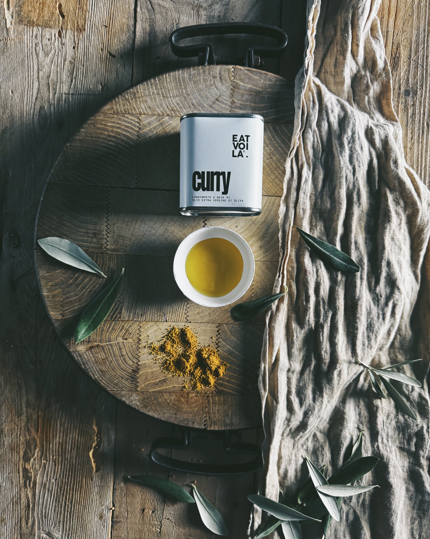 CONDIMENTO AL CURRY a base di olio extravergine di oliva