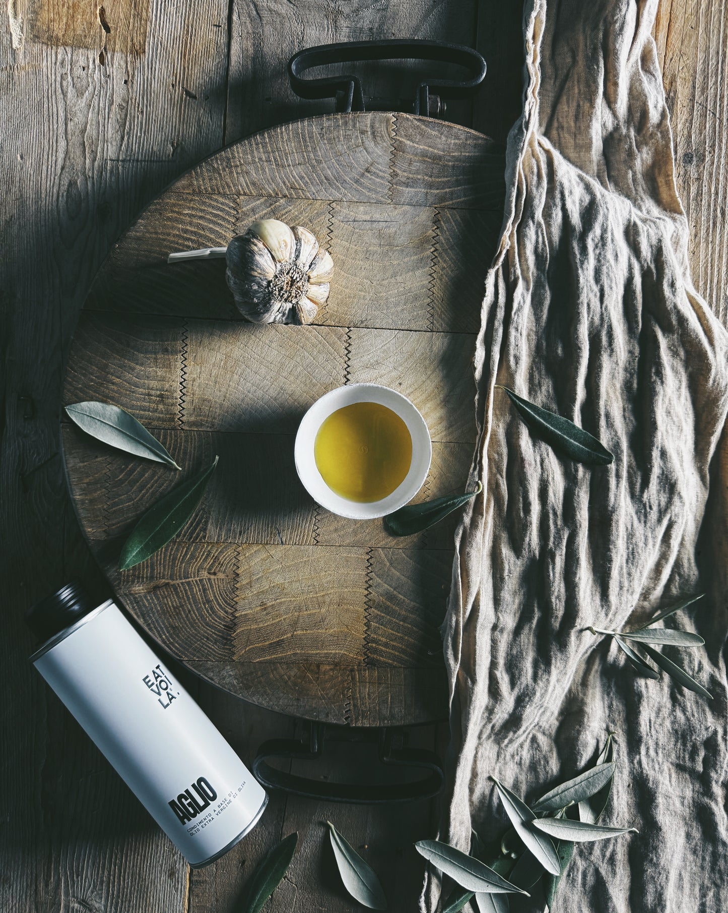 CONDIMENTO ALL' AGLIO a base di olio extravergine di oliva