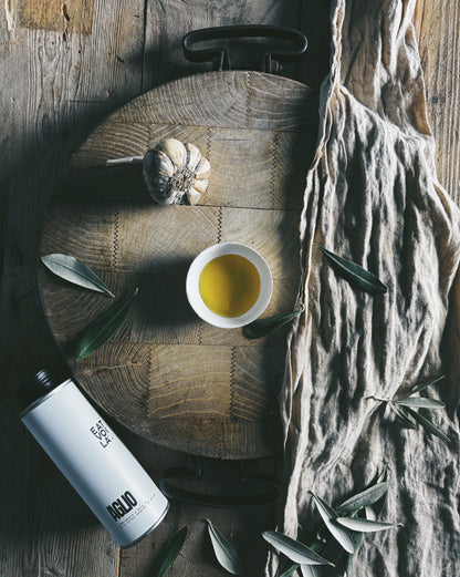CONDIMENTO ALL' AGLIO a base di olio extravergine di oliva