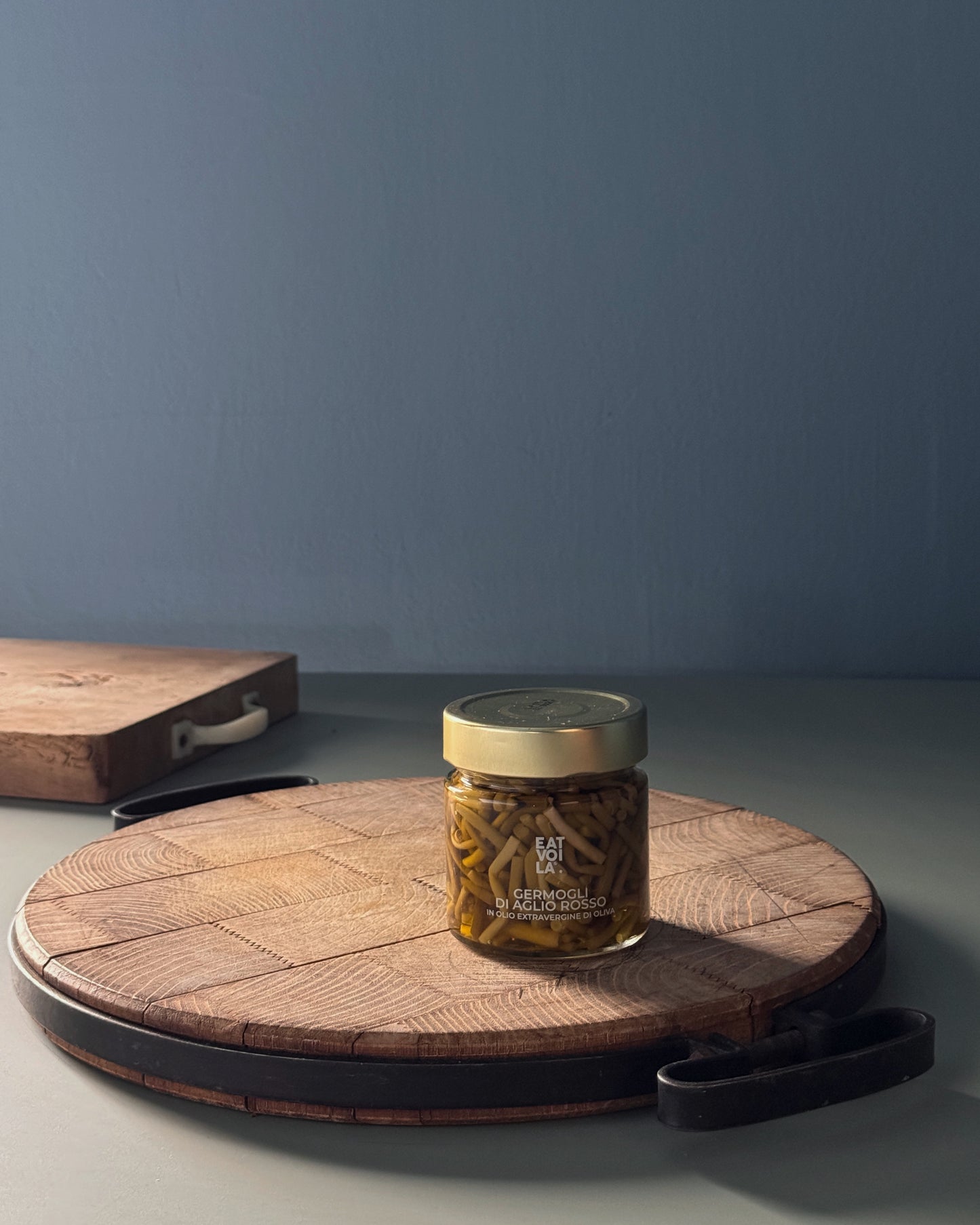 GERMOGLI DI AGLIO ROSSO in olio extravergine di oliva