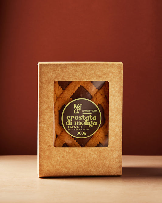 CROSTATA di MELIGA alla crema di nocciole e cacao