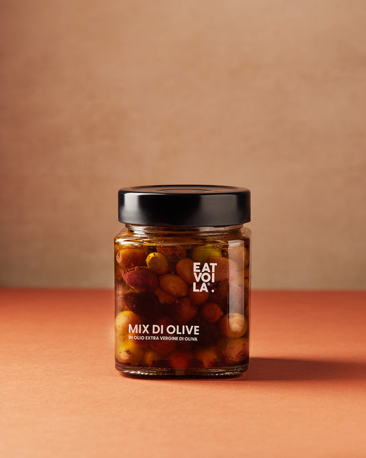 MIX OLIVE condite in olio extravergine di oliva
