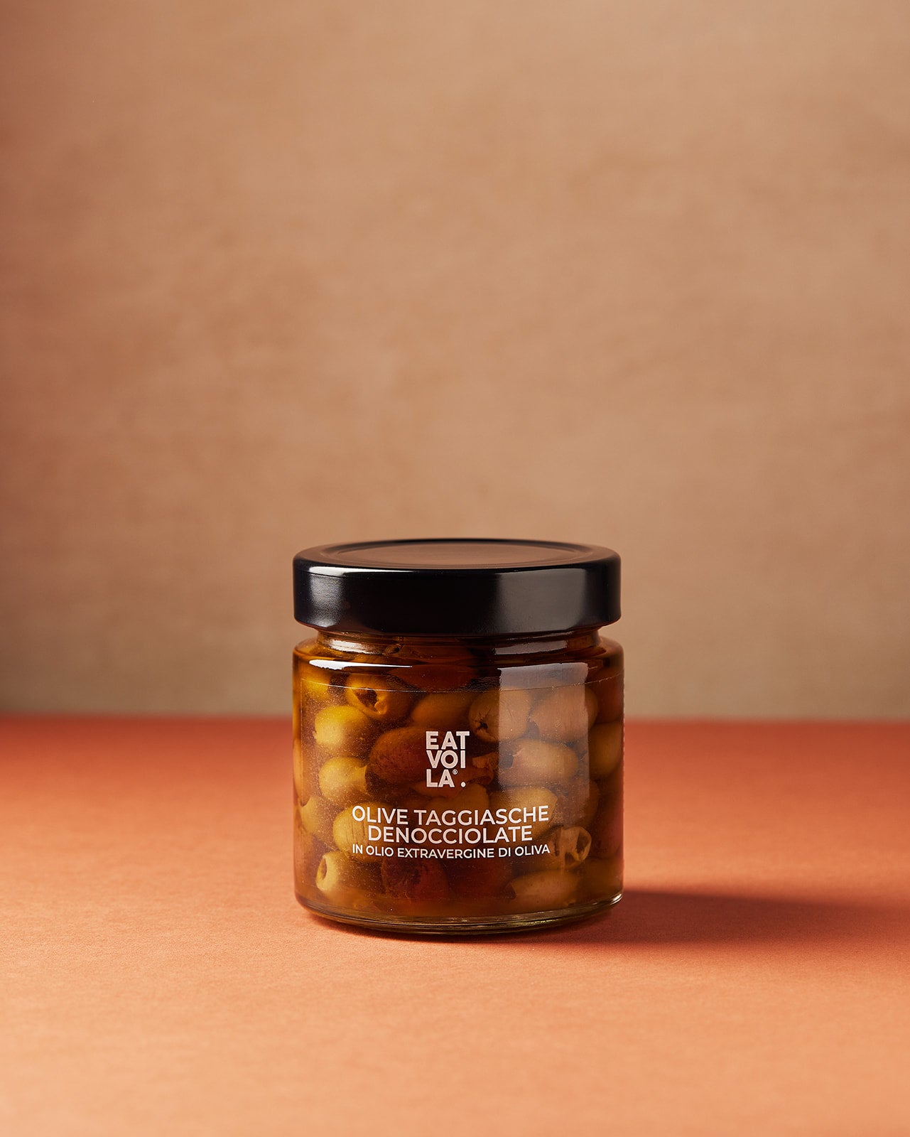 OLIVE TAGGIASCHE DENOCCIOLATE in olio extravergine di oliva