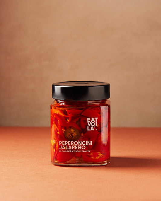 PEPERONCINI JALAPEÑO PICCANTI in olio extravergine di oliva