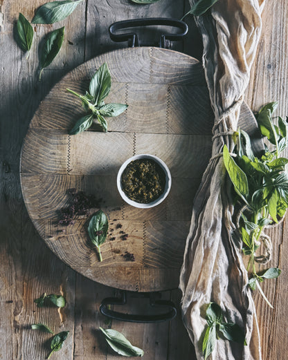 PESTO DI BASILICO  E TARTUFO NERO
